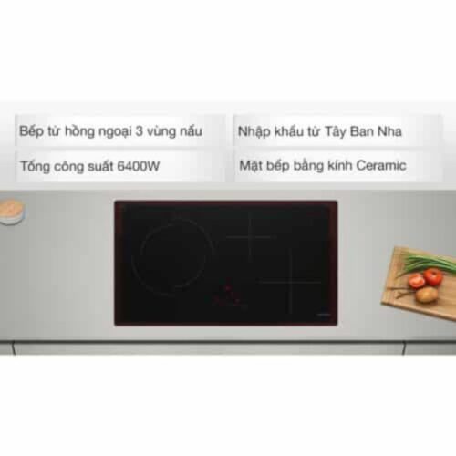 tinh nang bep dien tu 3 vung nau hafele hc m773d 536 61 705